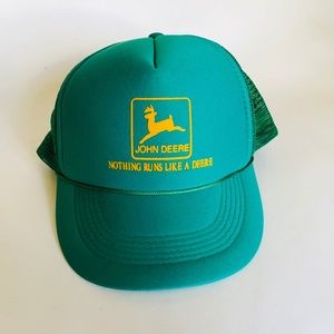 John Deere Vintage Logo Trucker Mesh Snap Back
